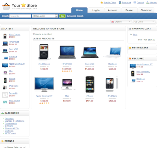 South FL Shopping Cart E-Commerce Development